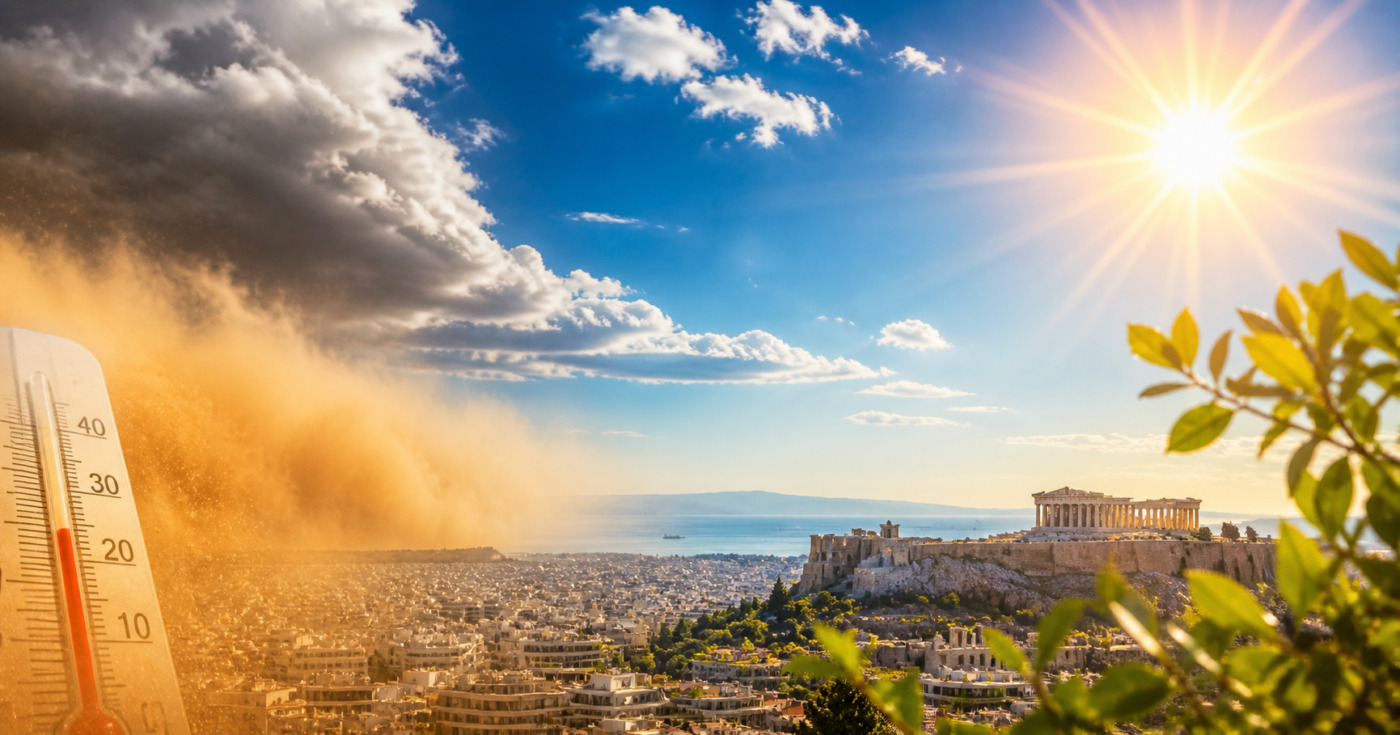 Καιρός: Από το κρύο στα 30άρια – Έρχεται θερμή εισβολή με αφρικανική σκόνη