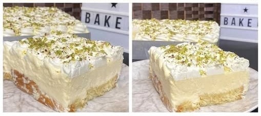 Παγωμένο Πολίτικο Εκμέκ με Τσουρέκι & Κρέμα Μαστίχας
