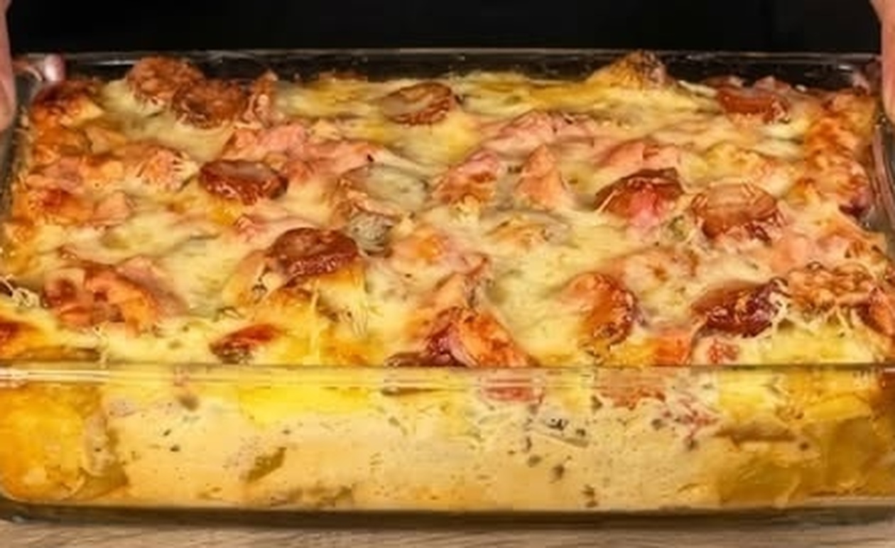 Λαζάνια Cordon Bleu με Κοτόπουλο και Λιωμένα Τυριά