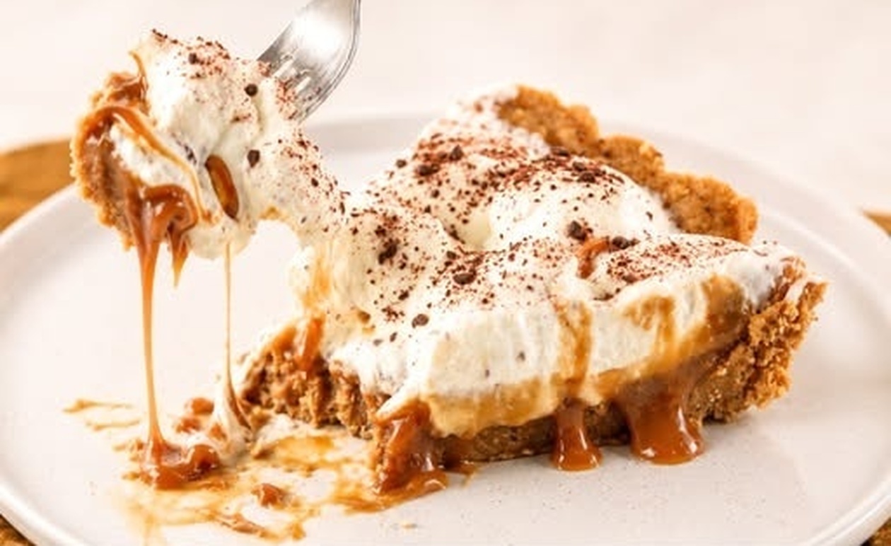 Banoffee pie – Κρεμώδες γλυκό ψυγείου με μπανάνα