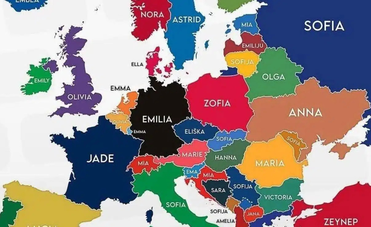 Τα πιο δημοφιλή ονόματα κοριτσιών στην Ευρώπη – Ποιο όνομα βρίσκεται στην κορυφή στην Ελλάδα