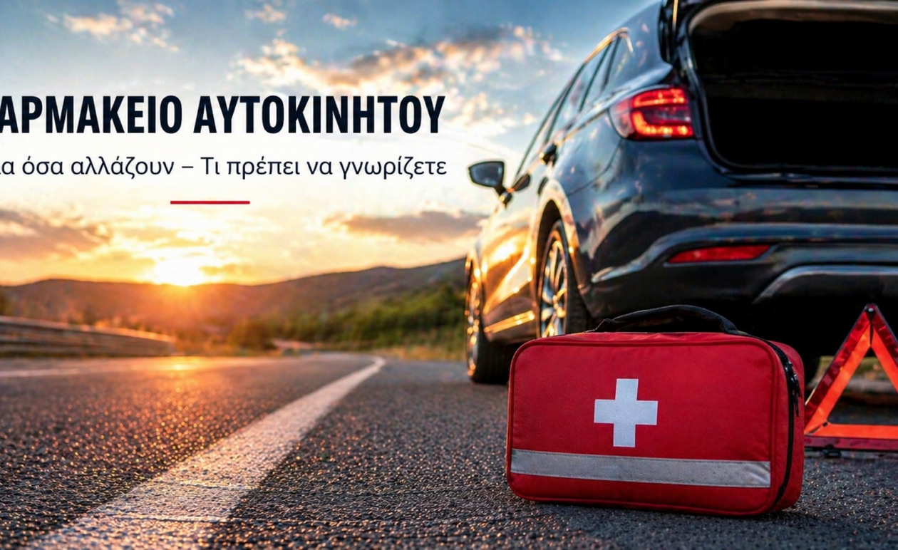 Νέο φαρμακείο αυτοκινήτου: Η ημερομηνία έναρξης των ελέγχων και τα μεγάλα πρόστιμα