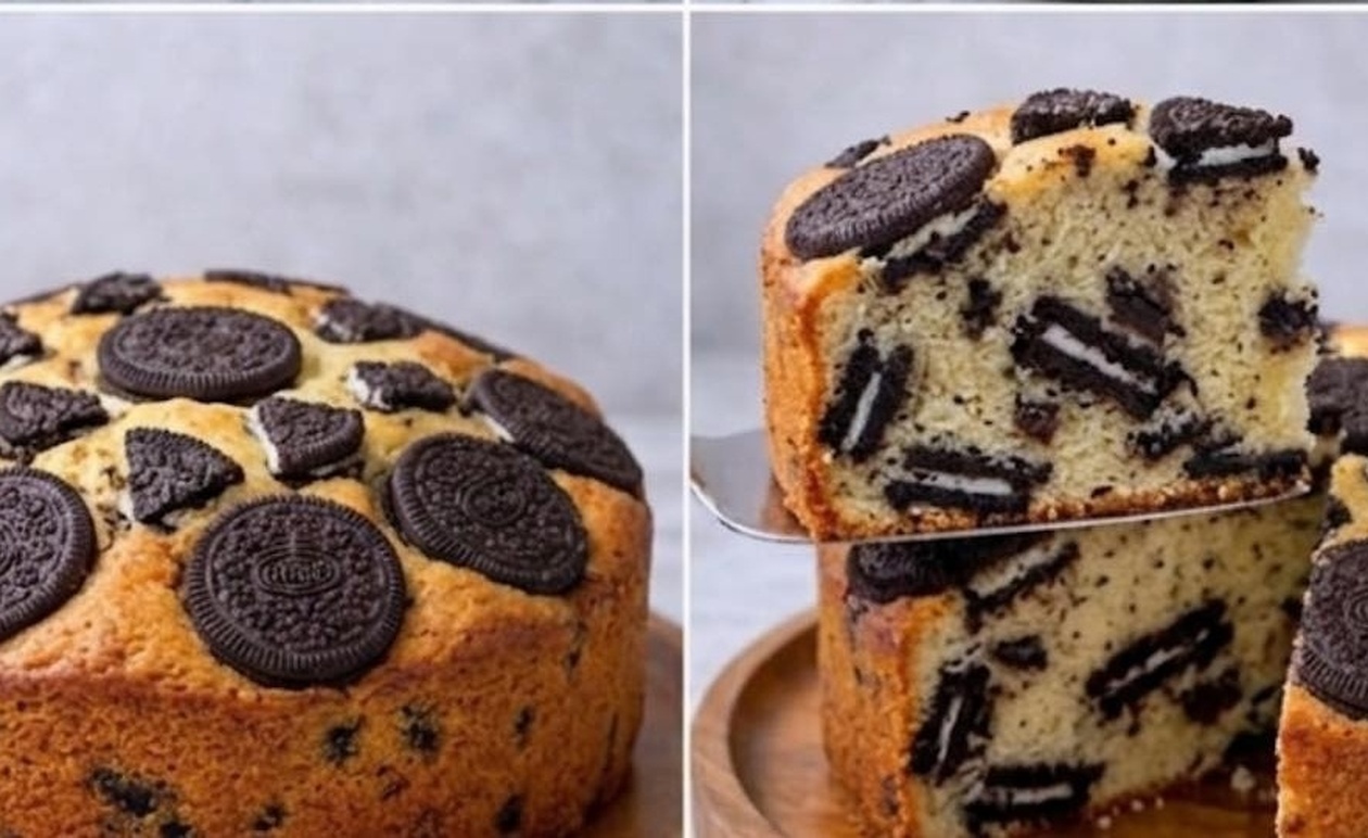 Oreo Cake: Το πιο εύκολο και αφράτο κέικ με μπισκότα Oreo
