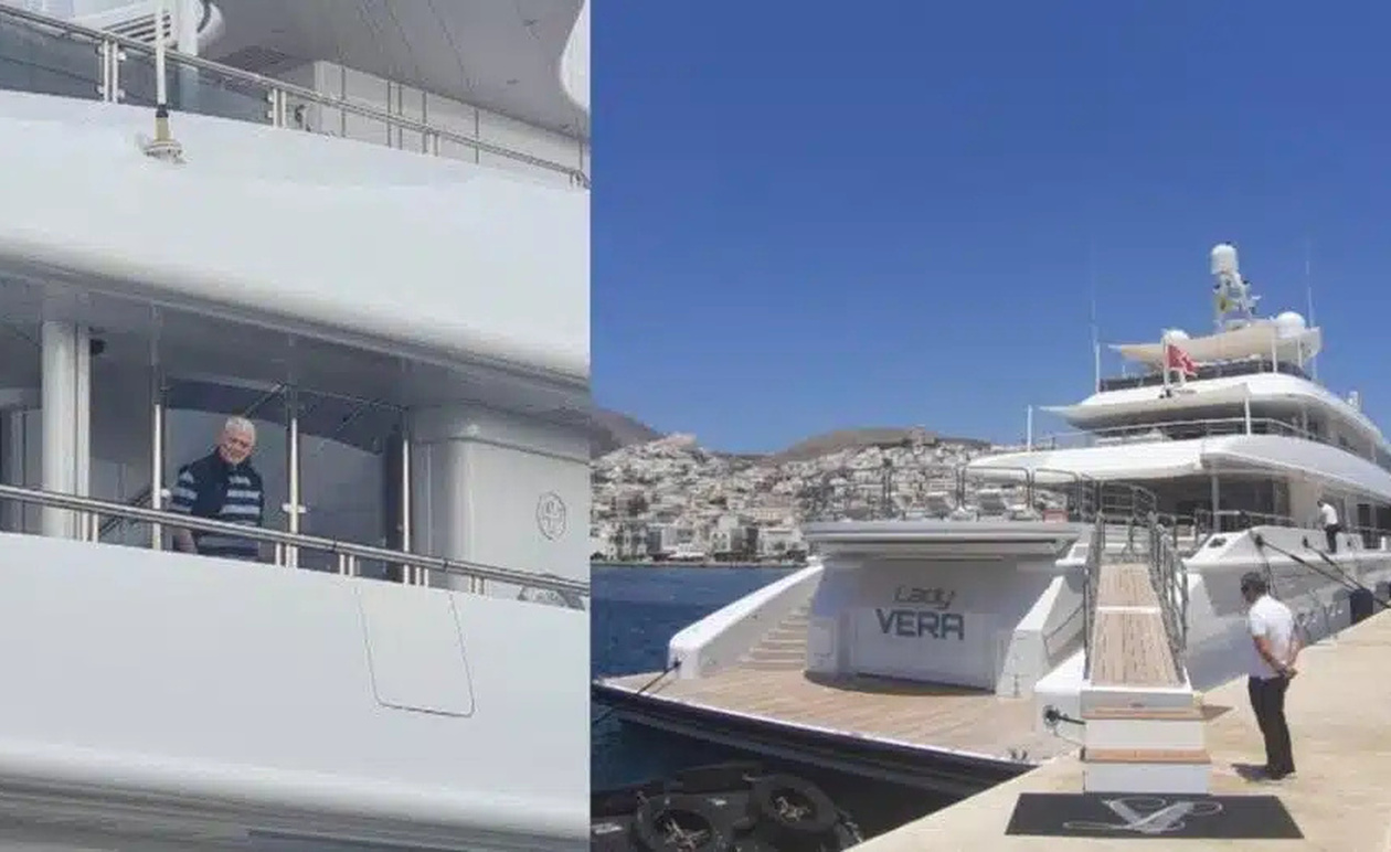 Εντυπωσιακή άφιξη στην Τήνο: Η πολυτελής θαλαμηγός που μαγνήτισε τα βλέμματα στο λιμάνι